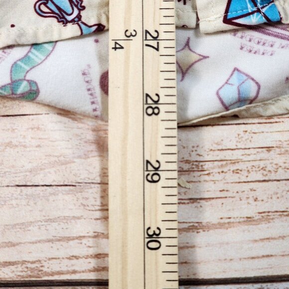 Harry Potter Wizarding World Men's XS Short Sleeve Button-Up Shirt - Picture 8 of 8